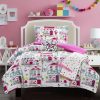 Comforter Set * | Reasonable Price Kid'S City Comforter Set Pink