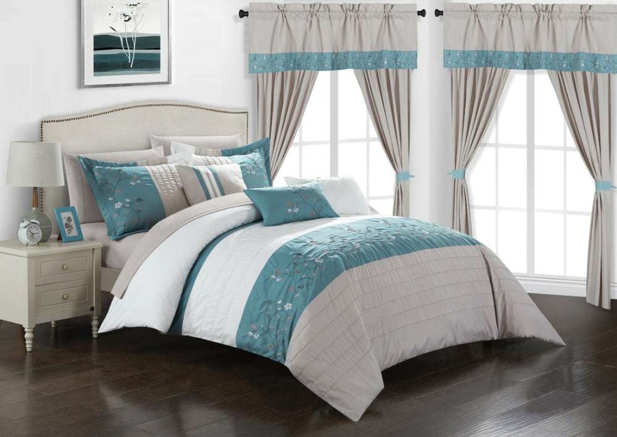 Comforter Set * | Bargain Sale Sonita Comforter Set Blue