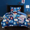 Comforter Set * | 50% Off Sport Camp Comforter Set Blue