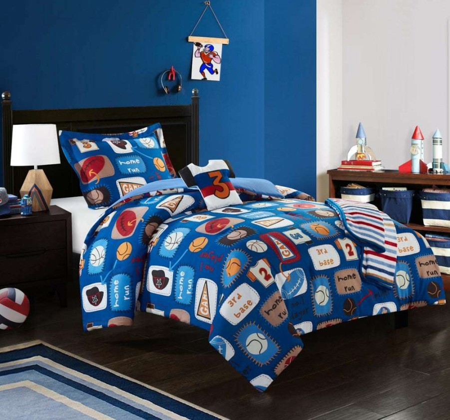 Comforter Set * | 50% Off Sport Camp Comforter Set Blue