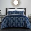 Quilt Set * | Discounts Verona Quilt Set Navy Blue