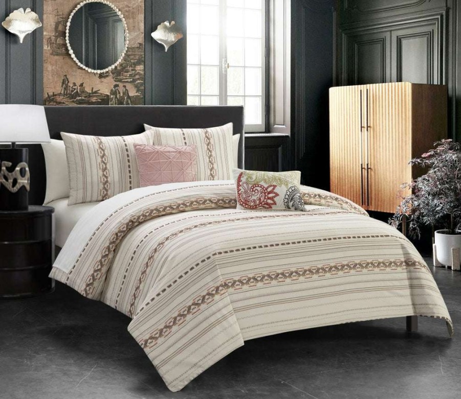 Comforter Set * | Discount Sale Hewitt Comforter Set Beige