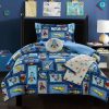 Comforter Set * | Great Reduction In Price Spaceship Comforter Set Blue