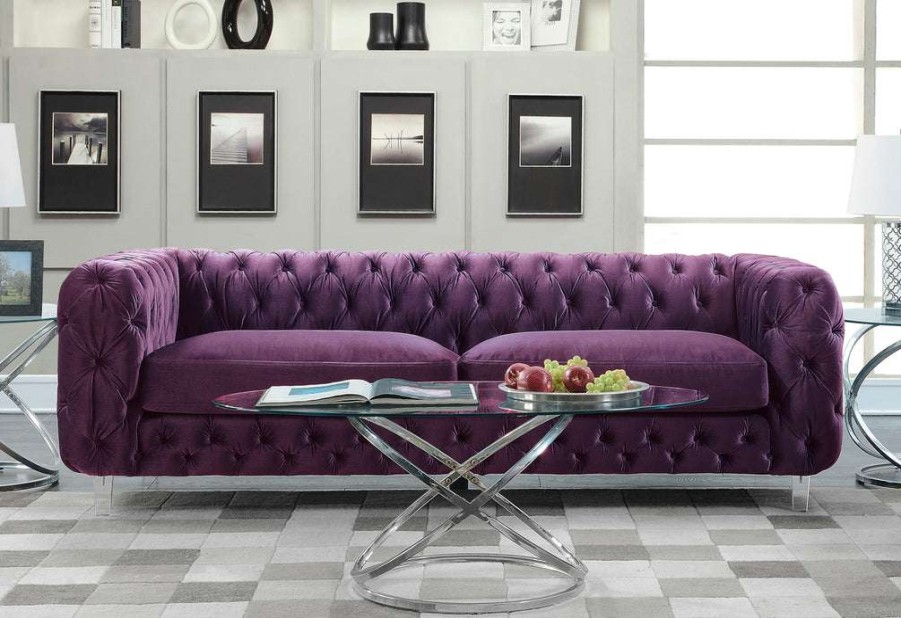 Sofa * | Online Store Syracus Sofa Pink