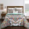 Quilt Set * | Cheap Online Chagit Quilt Set Aqua