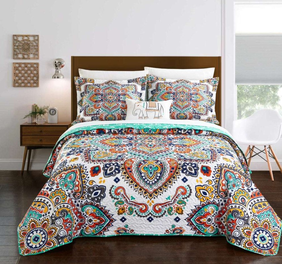 Quilt Set * | Cheap Online Chagit Quilt Set Aqua