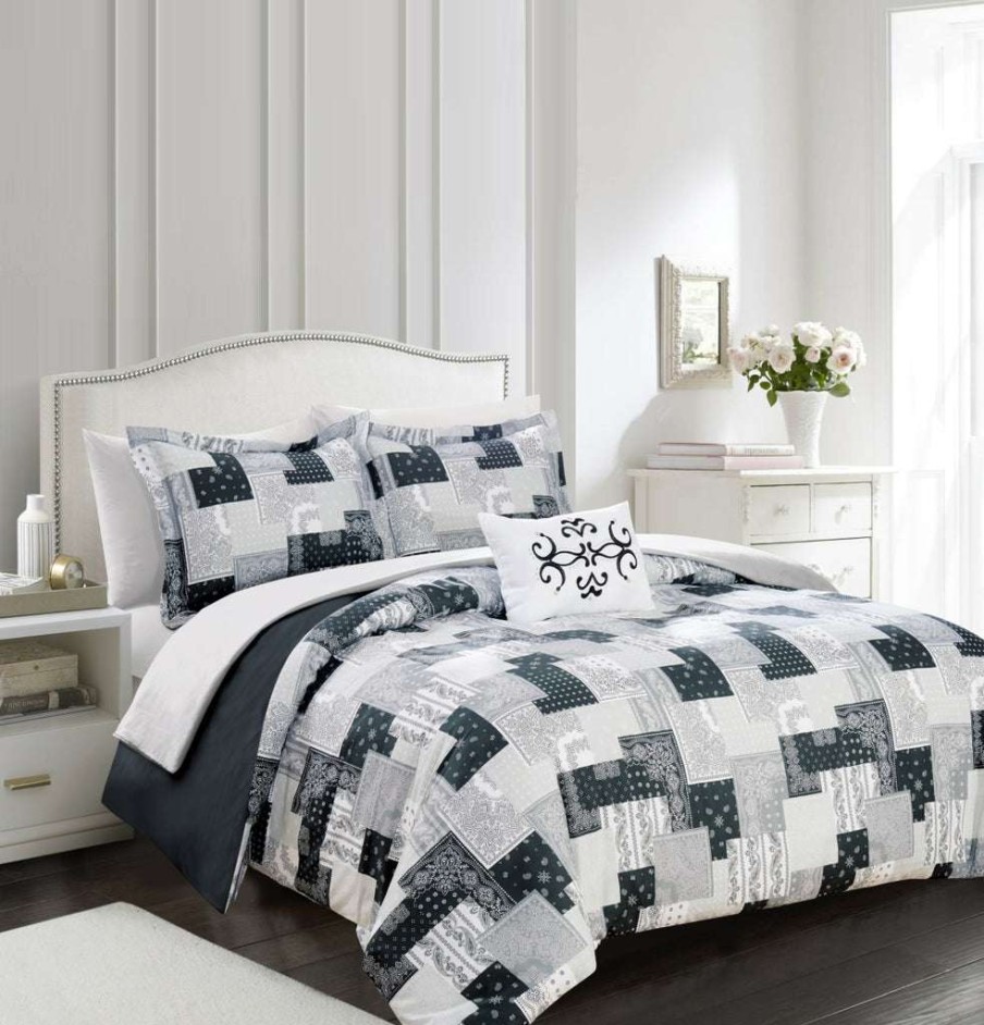 Duvet Set * | Cheap Online Utopia Duvet Cover Set Black