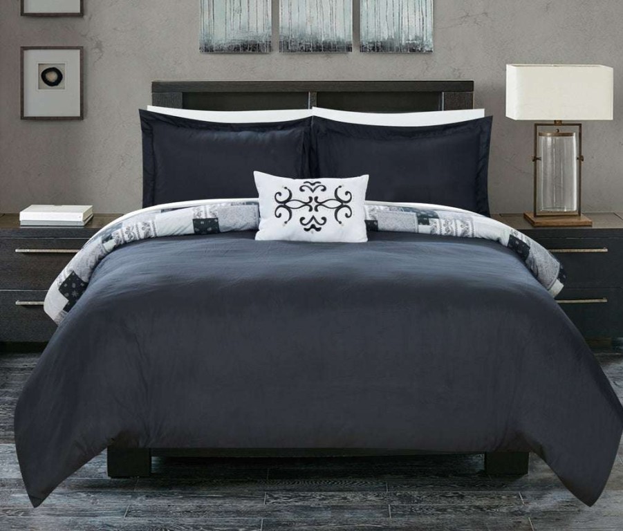 Duvet Set * | Cheap Online Utopia Duvet Cover Set Black