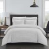 Duvet Set * | Offering Discounts Blaine Gray 3 Piece Duvet Set Grey