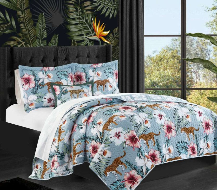 Quilt Set * | At The Best Price Orithia Quilt Set Blue