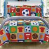 Quilt Set * | With A Discount 50% Classic Sport Quilt Set Multi Color