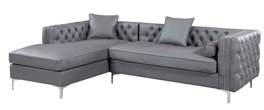 Sofa * | Exactly Discount Da Vinci Left Facing Sectional Sofa Pink