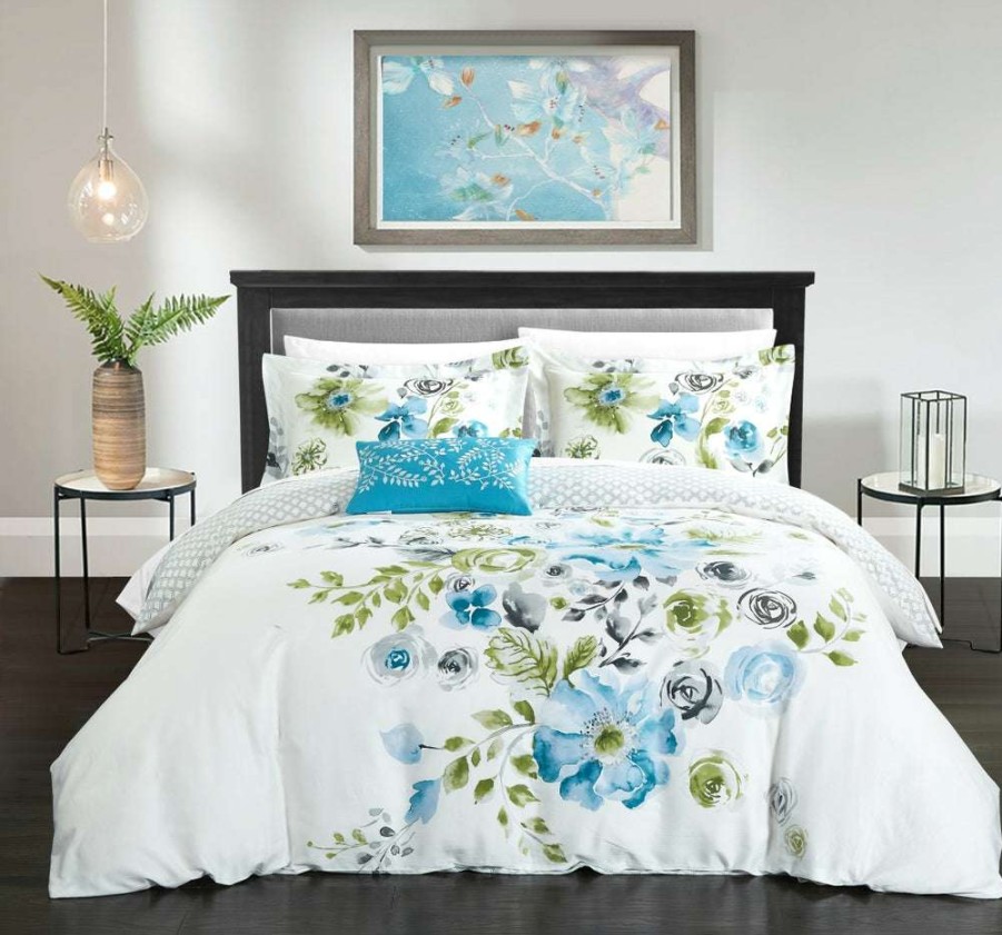 Duvet Set * | Best Sale Enchanted Garden Duvet Cover Set