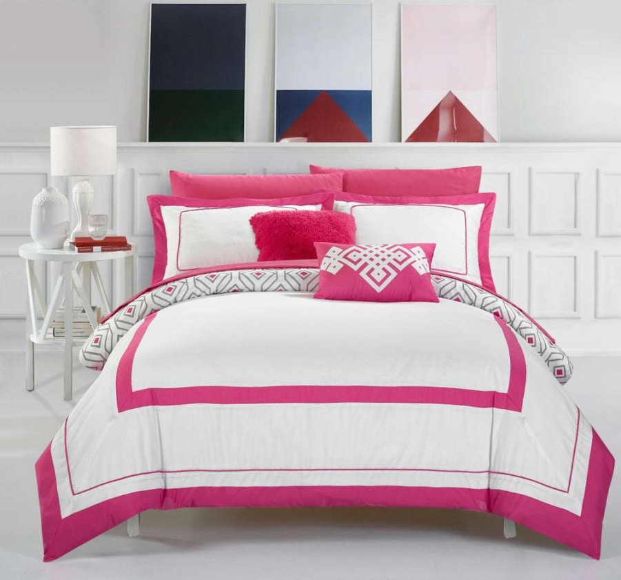 Comforter Set * | For Sale Beckham Comforter Set Pink