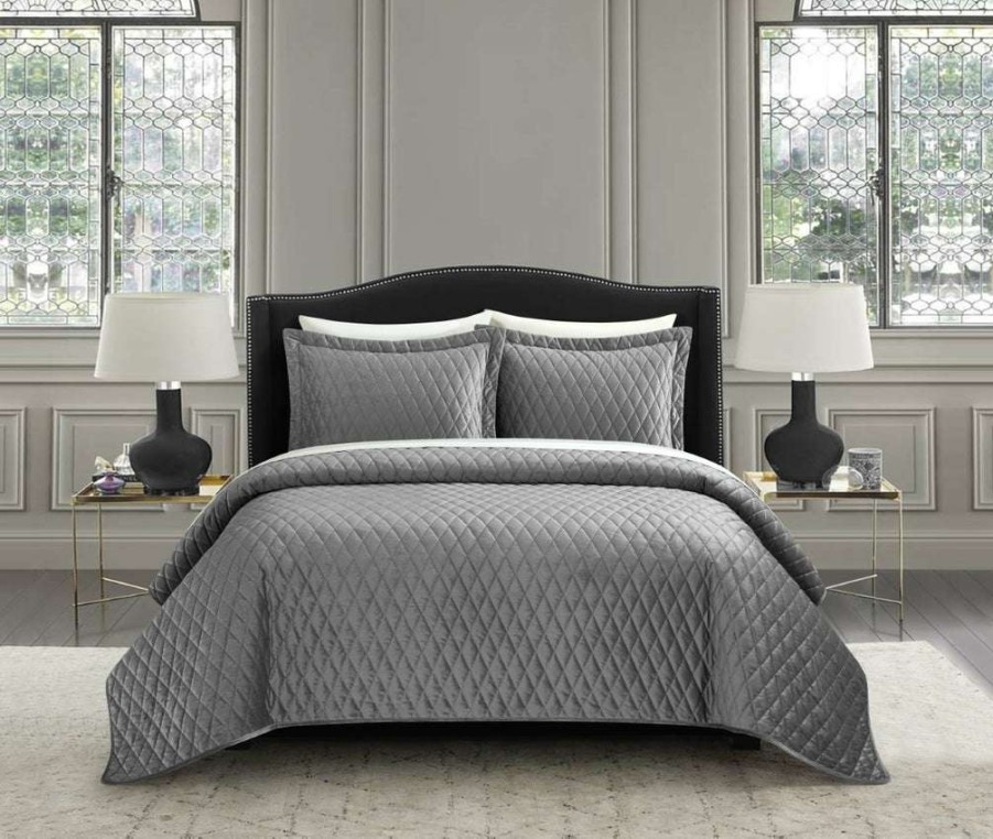 Quilt Set * | Best Price New York & Company Wafa 3 Piece Quilt Set