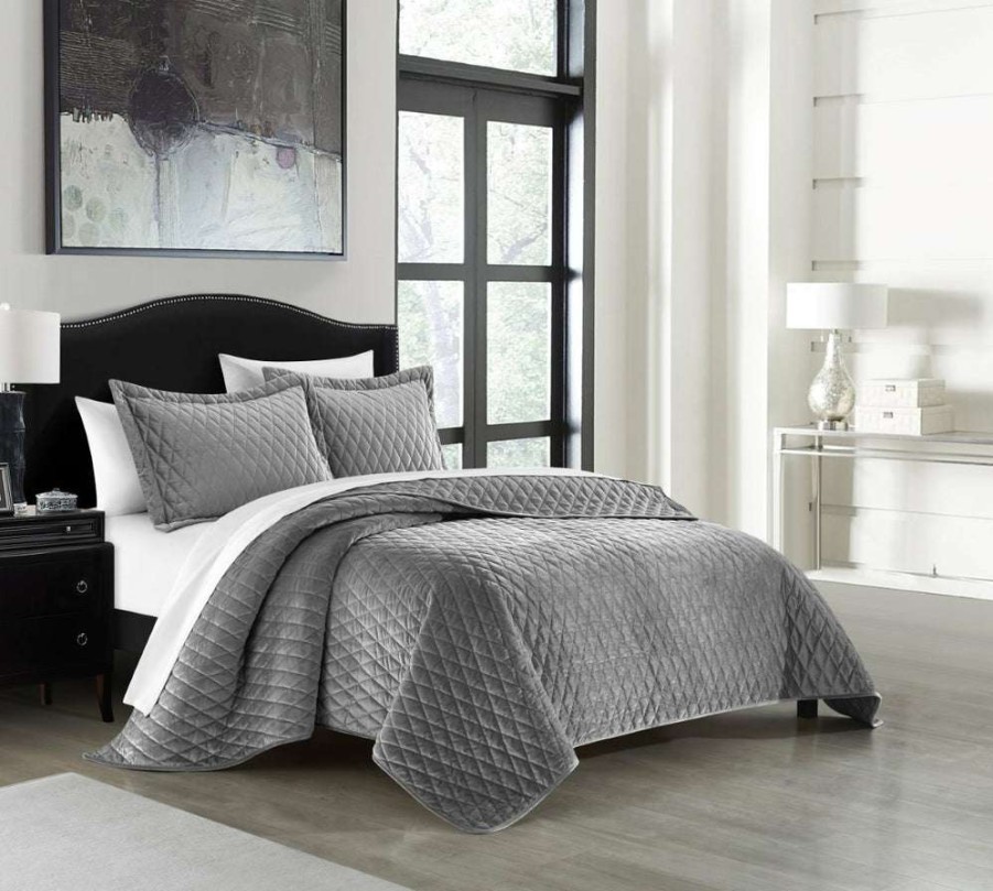 Quilt Set * | Best Price New York & Company Wafa 3 Piece Quilt Set