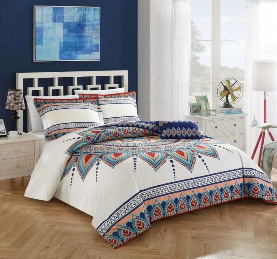 Duvet Set * | Fire Sale Weston Duvet Cover Set Blue