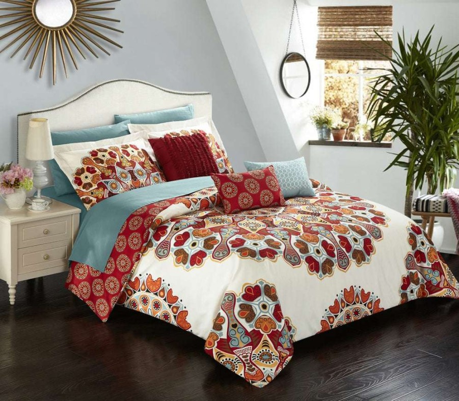 Comforter Set * | Best Price Aberdeen Comforter Set Red