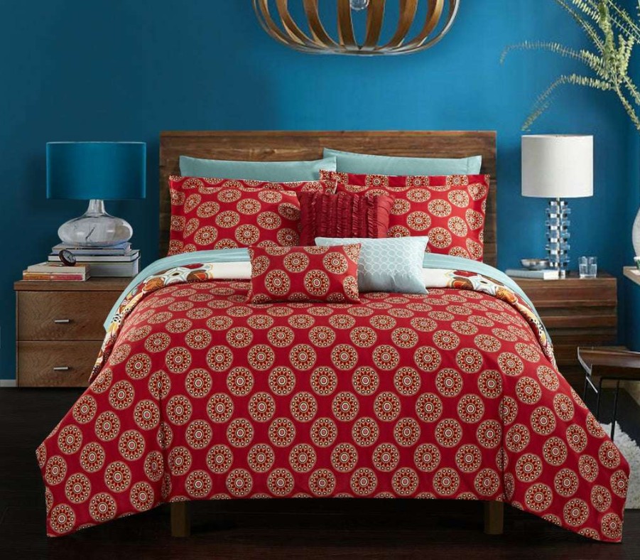 Comforter Set * | Best Price Aberdeen Comforter Set Red