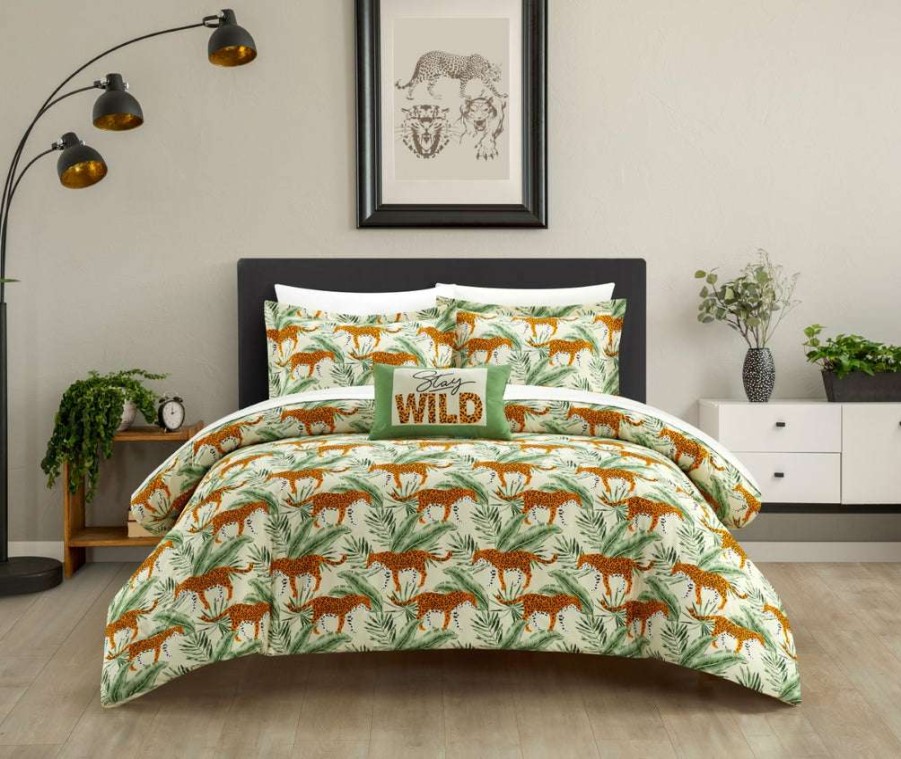 Comforter Set * | Sale Merchandise New York & Company Safari 4 Piece Comforter Set