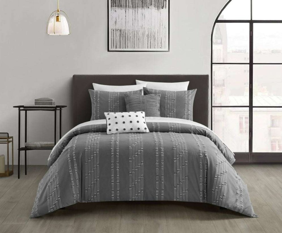 Comforter Set * | Best Price Guaranteed New York & Company Desiree 5 Piece Comforter Set