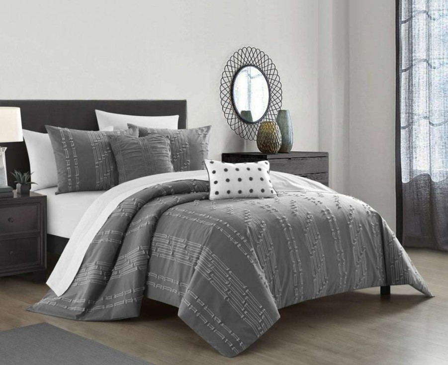 Comforter Set * | Best Price Guaranteed New York & Company Desiree 5 Piece Comforter Set