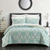 Quilt Set * | With A Discount 50% Bassein Quilt Set Sage Green