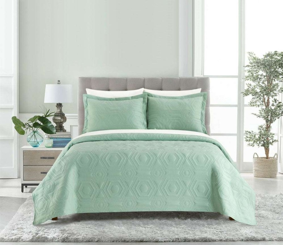 Quilt Set * | Discounts Online New York & Company Rhapsody 3 Piece Quilt Set