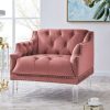 Chair * | Bargain Sale Elsa Club Chair Pink