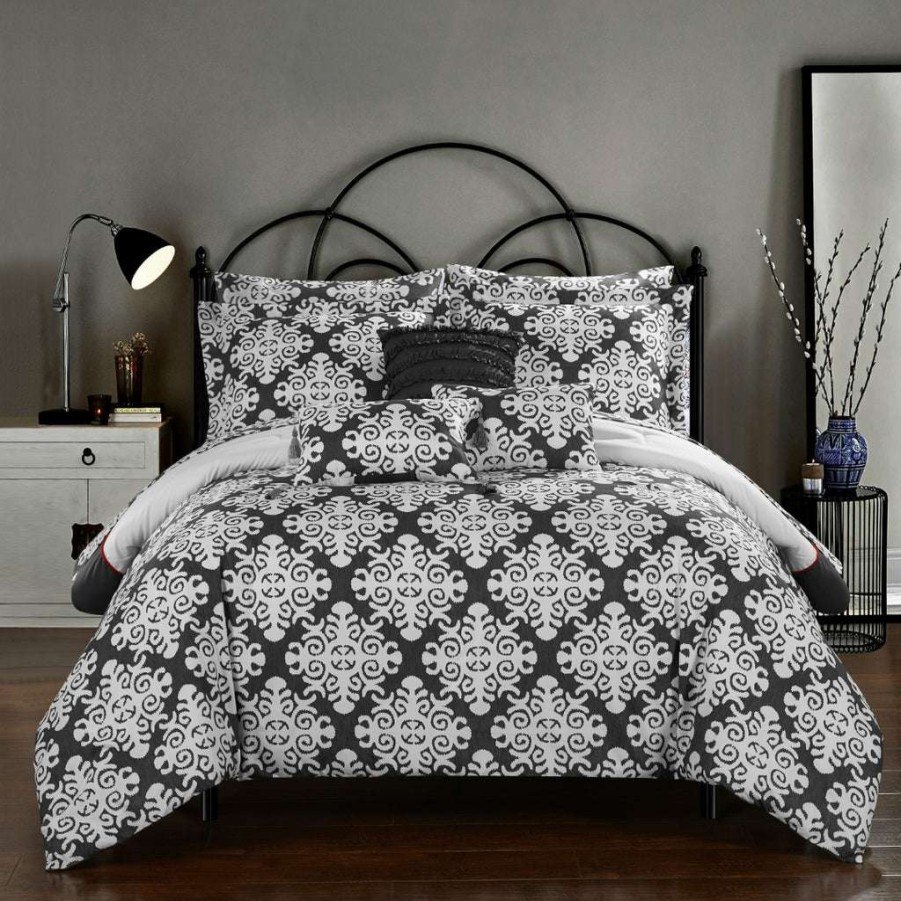 Comforter Set * | Limited Edition Tania Comforter Set Grey