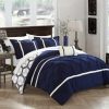 Comforter Set * | With Discount 50% Marcia Comforter Set Navy