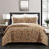 Quilt Set * | Online Discount Wild Cheeta Quilt Set Brown