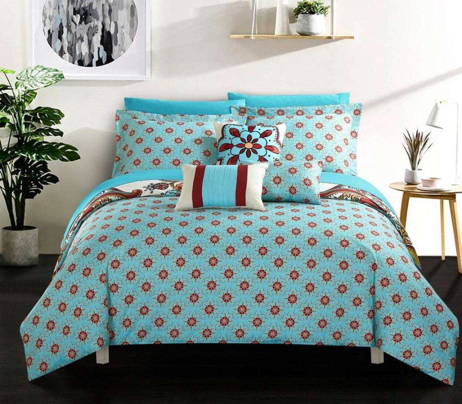 Comforter Set * | Exactly Discount La Harpe Comforter Set Blue