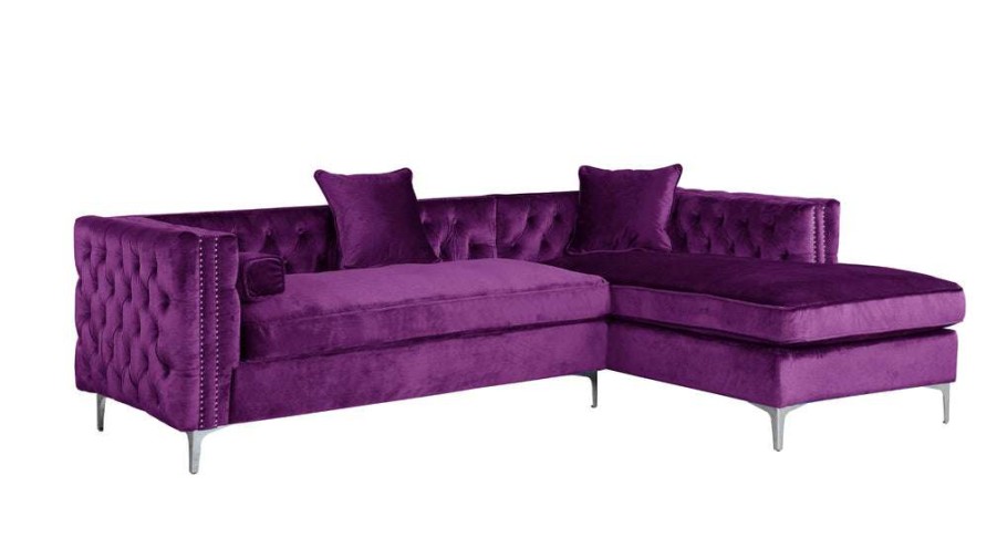 Sofa * | Cheap Online Da Vinci Right Facing Sectional Sofa