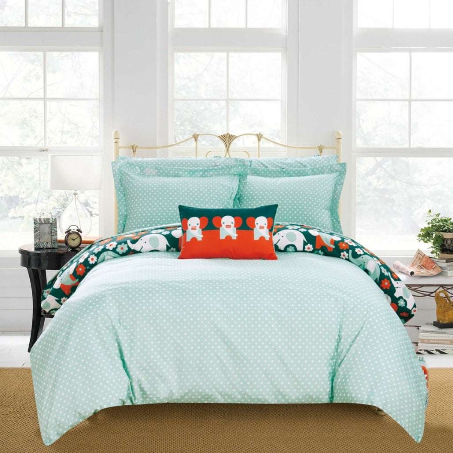 Comforter Set * | With A Discount 50% Elephant Reprise Comforter Set Multi Color